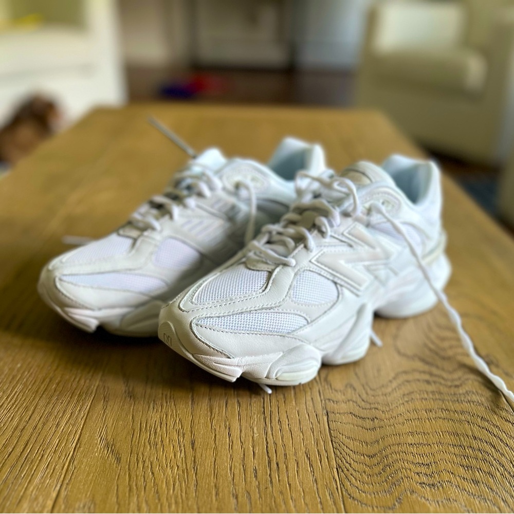 New Balance 9060 Sneakers White on White NWT